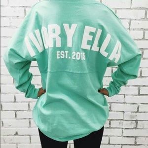 Ivory Ella Mint Jersey Long Sleeve